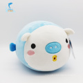 Plush egg-shaped animal soft pig toy